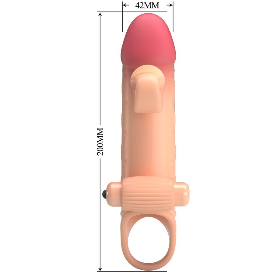Romance Vibrating Penis Sleeve Natural
