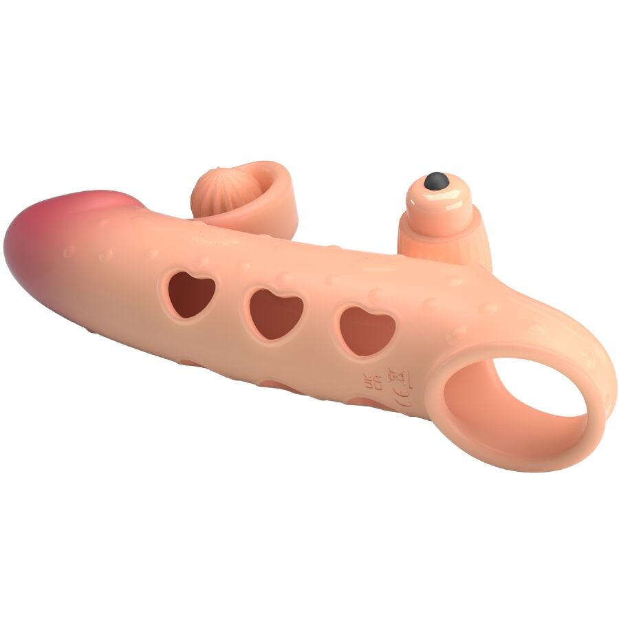Romance Vibrating Penis Sleeve Natural