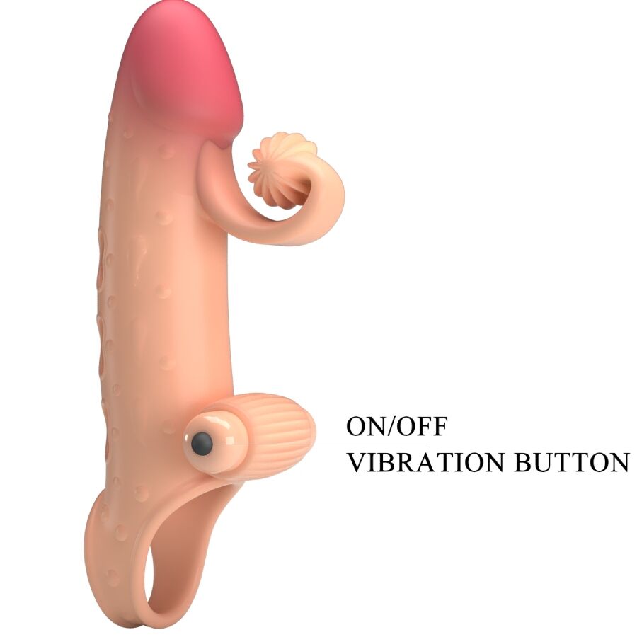 Romance Vibrating Penis Sleeve Natural