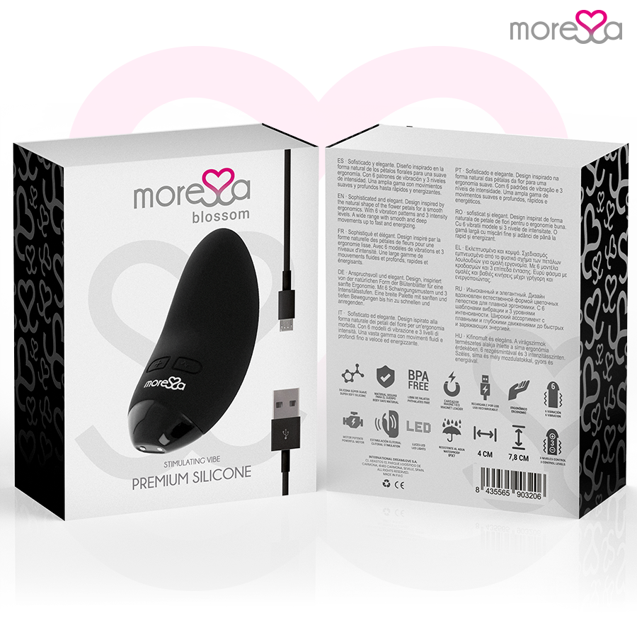 Moressa Blossom Black Vibrator
