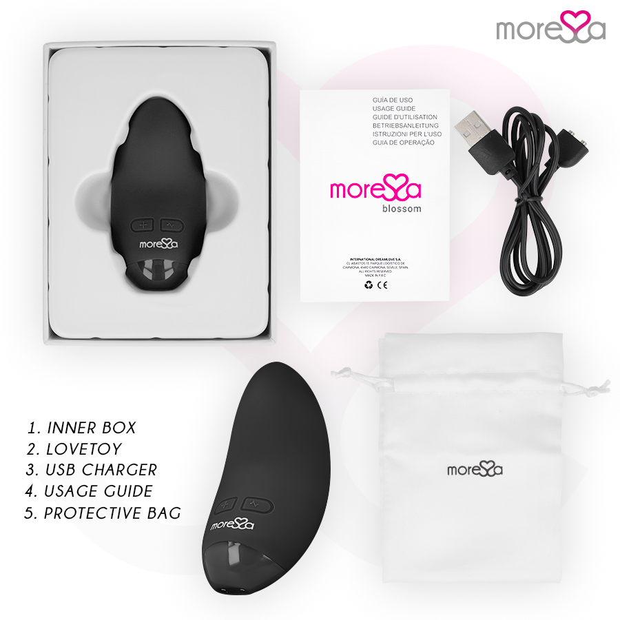 Moressa Blossom Black Vibrator
