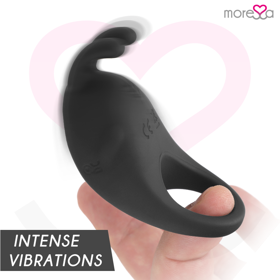 Moressa Brad Premium Silicone Rechargeable Black