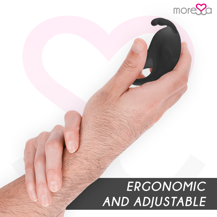 Moressa Brad Premium Silicone Rechargeable Black