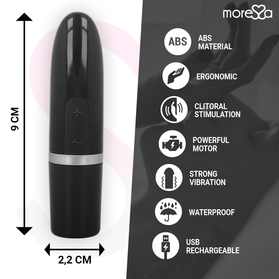 Moressa Ivy Vibrator Stimulator Travel Black