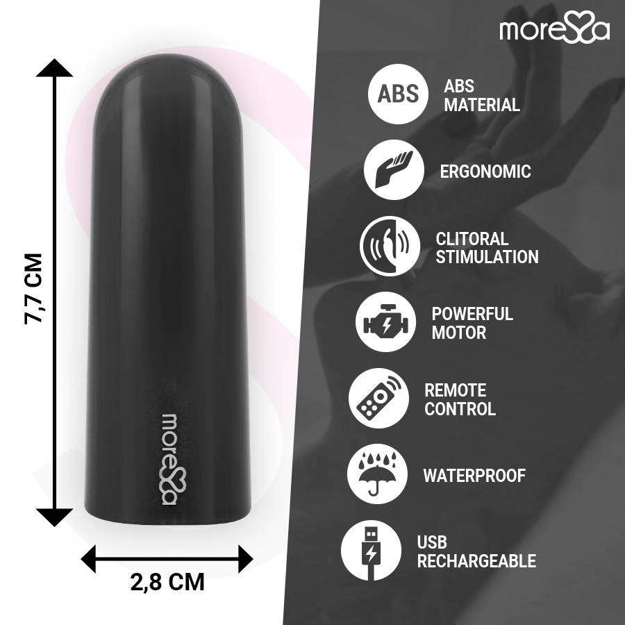 Moressa Nix Vibrator Remote Control Black
