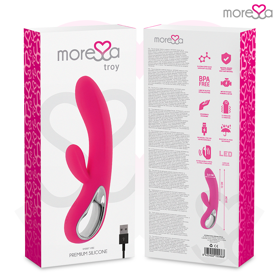 Moressa Troy Premium Silicone Rechargeable