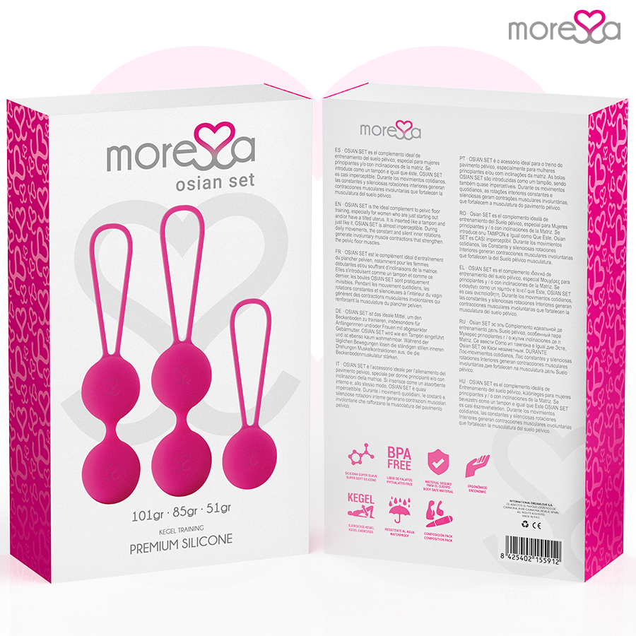 Moressa Osian Set Premium Silicone Pink (Osian One - 51 G | Osian Two - 101 G | Osian Three 85 G)