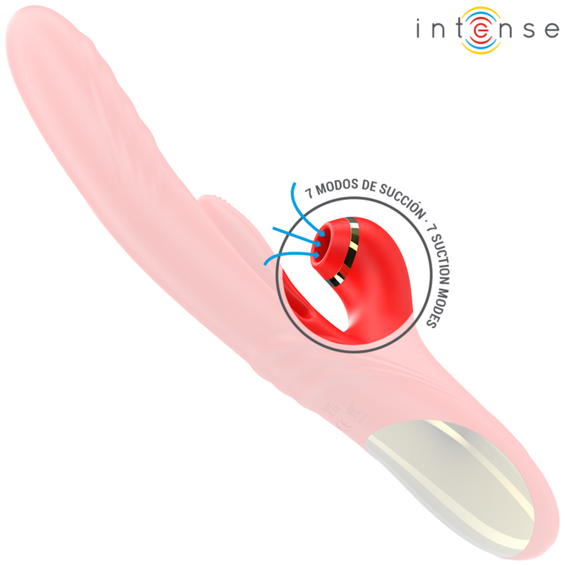 Intense Karol Multifunction Vibrator Thrust & Stimulation & Suction Red