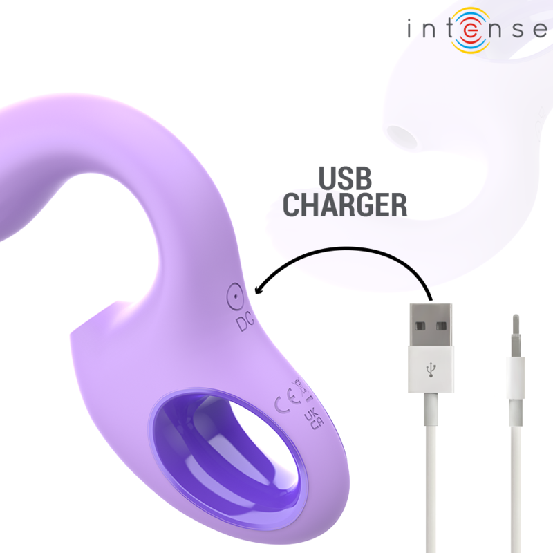 Intense Baxter Dual Vibrator & Stimulator with Remote Violet