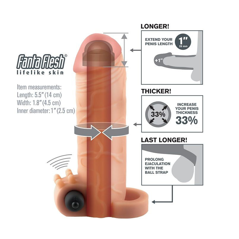 Fantasy X-Tensions Fantasy X- Tensions - Vibrating Real Feel 1 Extension