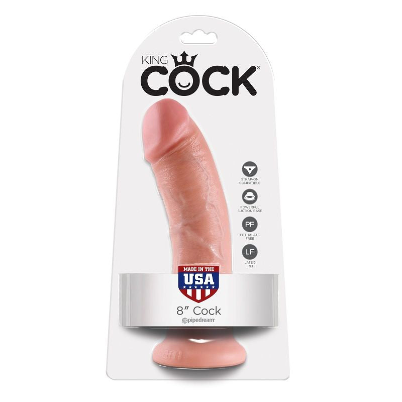 King Cock 8 Dildo Flesh 20.3 Cm