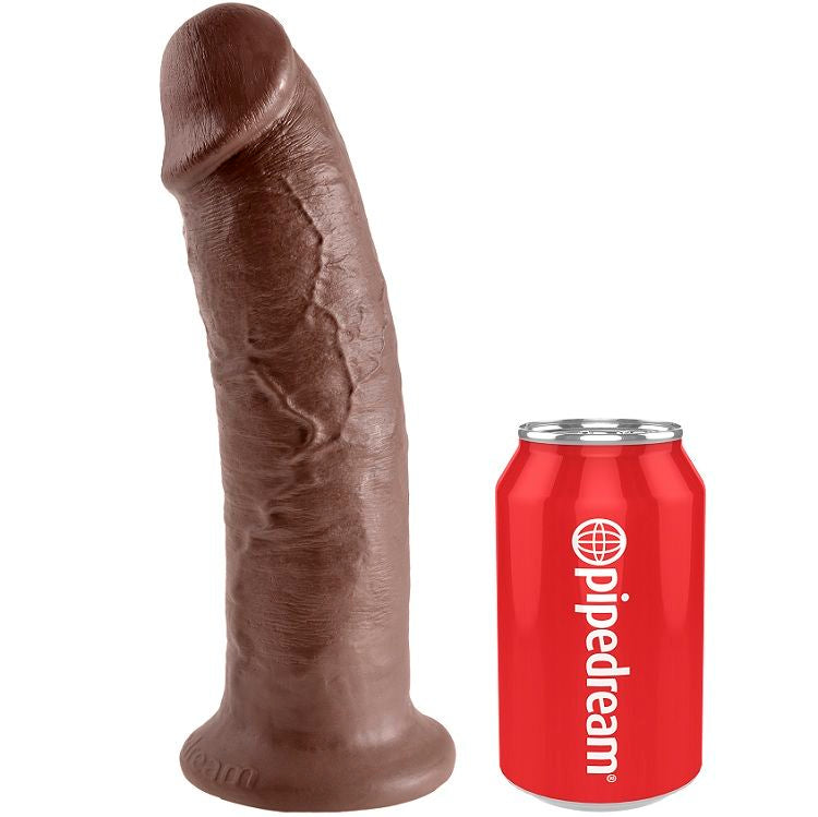 King Cock 10 Dildo Brown 25.4 Cm