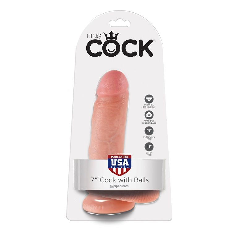 Pipedream King Cock 7" Cock with Balls