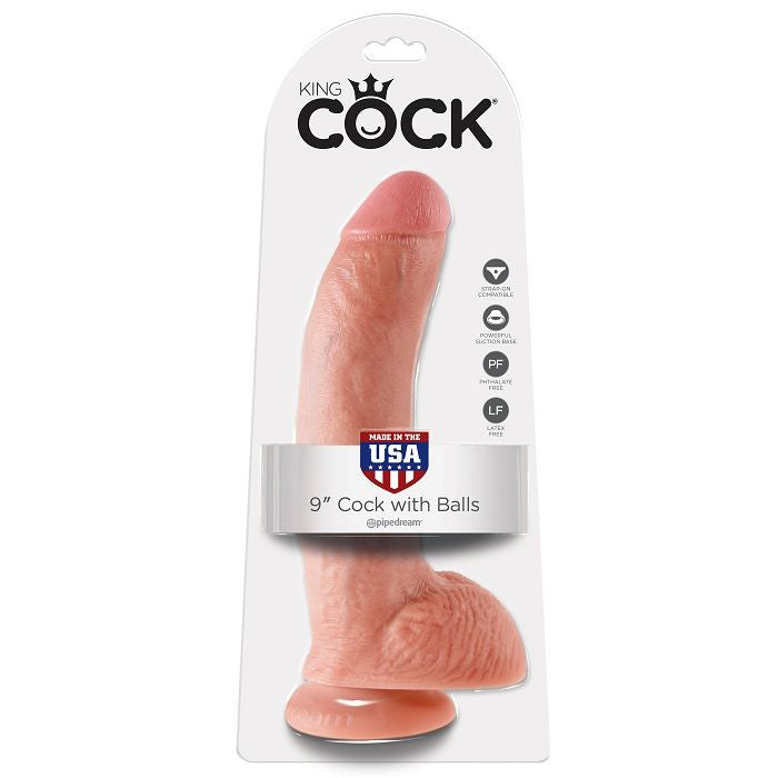 Pipedream King Cock 9" Cock with Balls