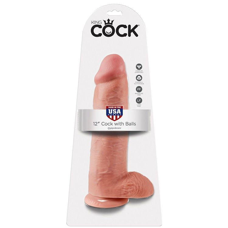 Pipedream King Cock 12" Cock with Balls