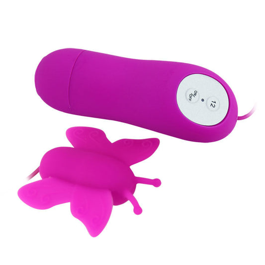 Baile Stimulating Baile - Love Eggs Butterfly Clitoris Stimulator 12 Speeds Lilac Remote Control