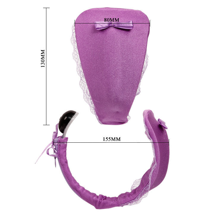 Baile Stimulating Baile - Thong With Vibrator With Lilac Remote Control