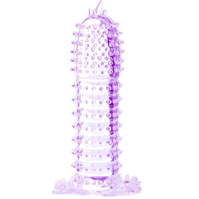 Baile For Him Baile - Penis Sheath With Stimulating Points Purple 14 Cm