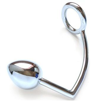 Metal Hard Ring With Anal Hook 50Mm
