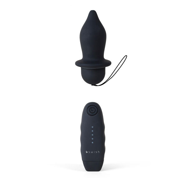 B Swish Bfilled Classic Vibrating Plug Black