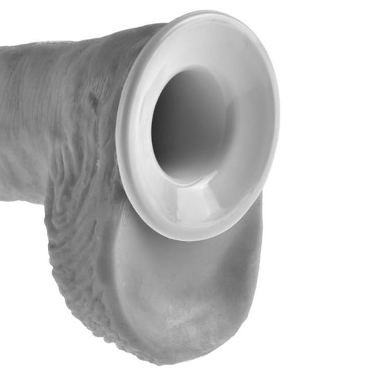 King Cock 28 Cm Hollow Strap-On Suspender System Flesh