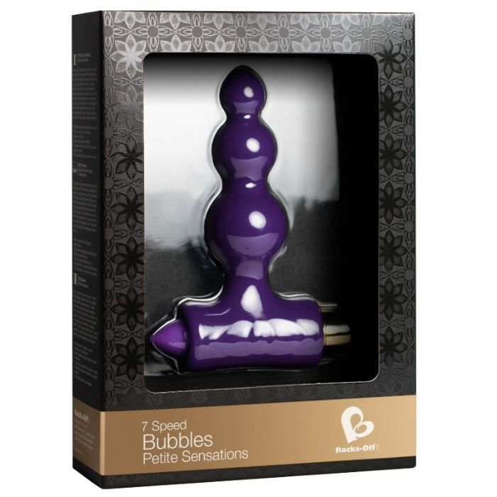 Rocks-Off Petite Bubbles Anal Stimulator - Lilac