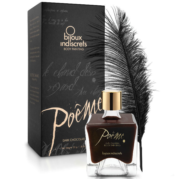 Bijoux Poeme Body Painting Bijoux - Poeme Edible Paint Black Chocolate 50 Gr