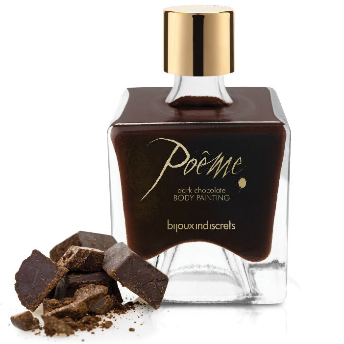 Bijoux Poeme Body Painting Bijoux - Poeme Edible Paint Black Chocolate 50 Gr