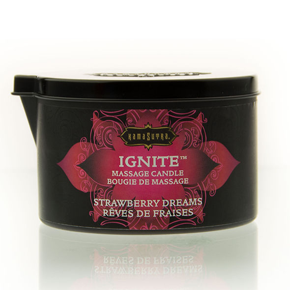 Kamasutra Cosmetics Kamasutra - Strawberry Dreams Massage Candle 170 Gr