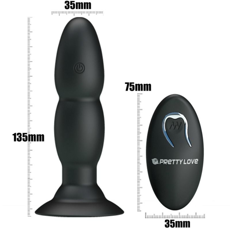 Pretty Love Bottom Pretty Love - Plug Vibrator And Rotation By Remote Control
