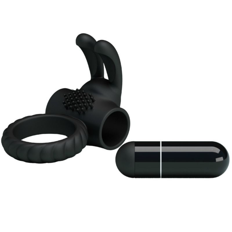 Pretty Love Male Pretty Love - Eudora Vibrating Ring With Stimulator