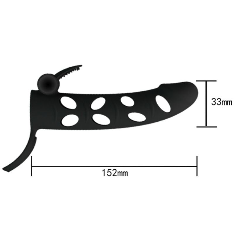 Pretty Love Plunging Pete Corona Rem Vibrator Sort (ø 3 cm)
