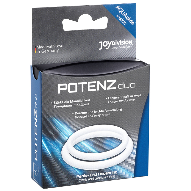 Joydivision Potenzduo White Rings - M