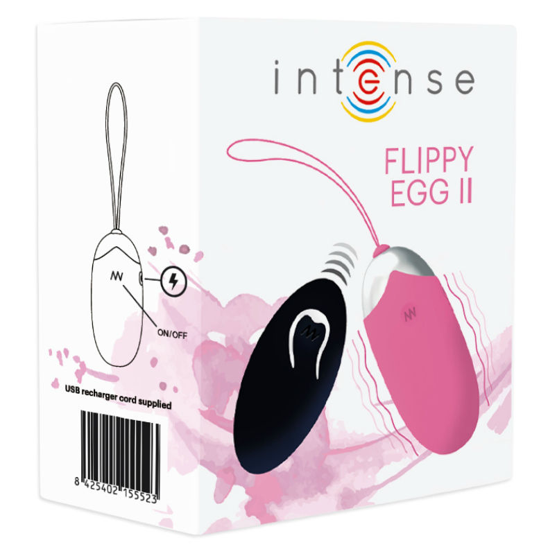 Intense Couples Toys Intense - Flippy Ii Vibrating Egg With Remote Control Pink