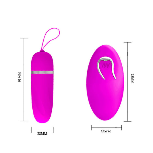 Pretty Love Debby Vibrating Egg With Control
