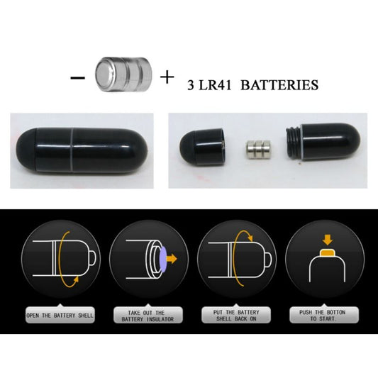 Baile For Him Baile - Brave Man Penis Cover With Rabbit Black 16.5 Cm