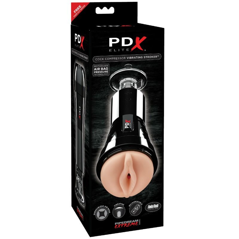 Pipedream PDX Elite Cock Compressor Vibrating Stroker