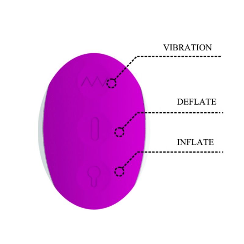 Pretty Love Smart Pretty Love - Dempsey Rechargeable Inflatable Vibrator