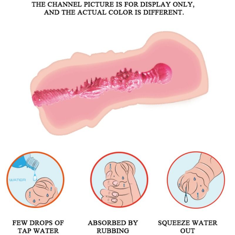 Crazy Bull Water Skin Vagina Masturbador With Vibrating Bullets