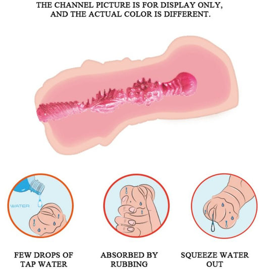 Crazy Bull Water Skin Vagina Masturbador With Vibrating Bullets