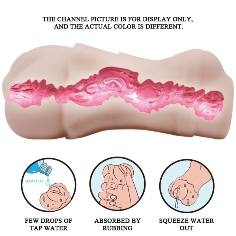 Crazy Bull Water Skin Vagina Masturbador With Vibrating Bullet 2