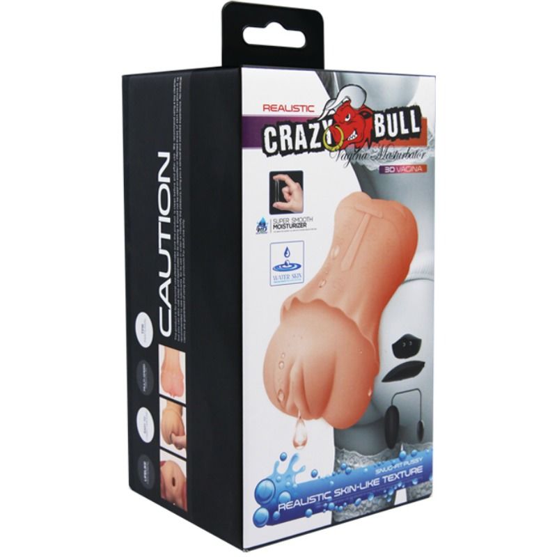 Crazy Bull Water Skin Vagina Masturbador With Vibrating Bullet 2
