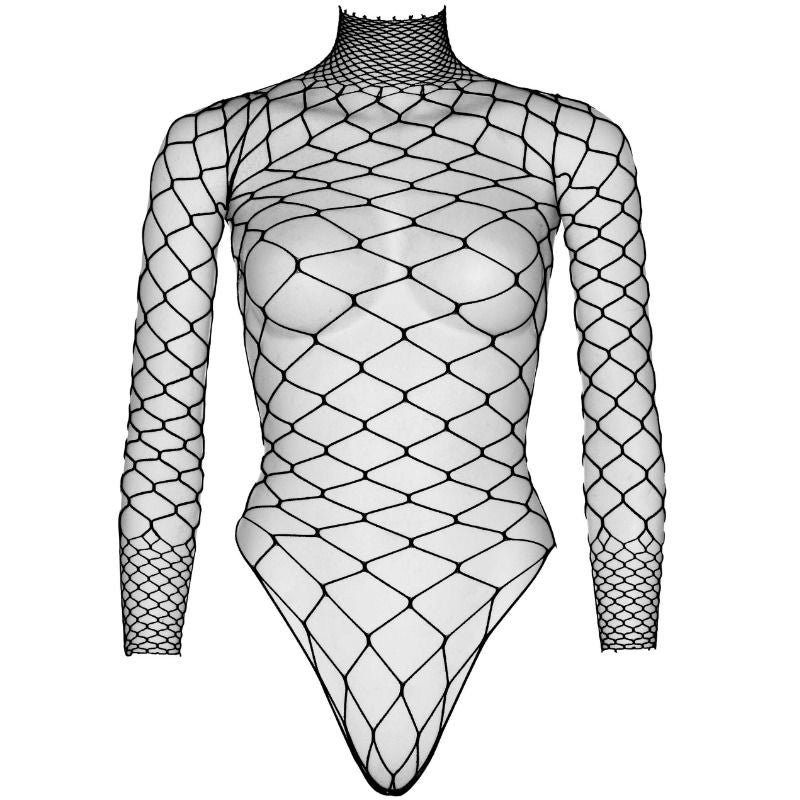 Leg Avenue Bodystockings Leg Avenue - Turtleneck Fishnet Teddy One Size