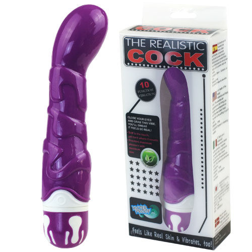 Baile Vibrators Baile - Realistic Cock 10 Rhythms Sensation Violet