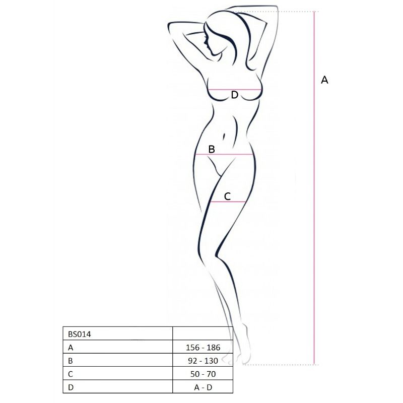 Passion Woman Bodystockings Passion - Woman Bs014 White Bodystocking One Size