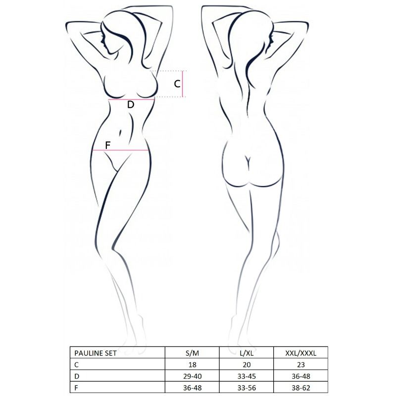 Passion Woman Sets Passion - Woman Pauline Set 3 Piezas Talla L/Xl