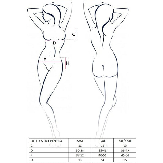 Passion Woman Sets Passion - Woman Ofelia Set Talla S/M