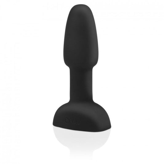 B-Vibe Rimming Remote Control Anal Plug Petite Black