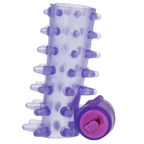 Casual Love Ring Vibrating Sleeve Purple