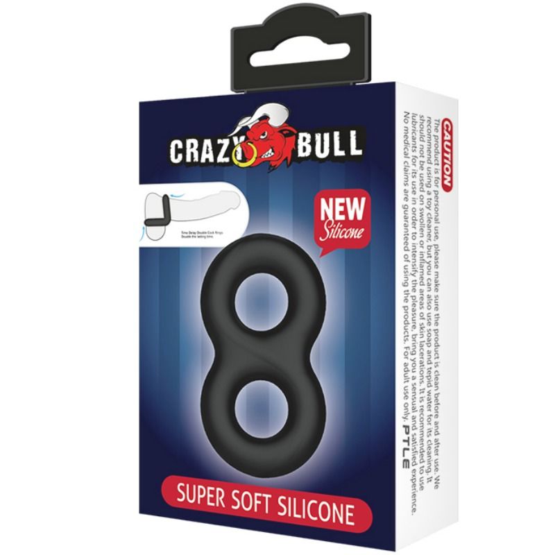 Crazy Bull Double Medical Silicone Ring